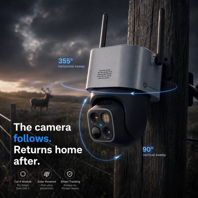 355 degree auto-tracking